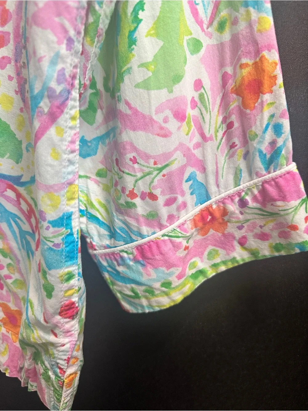 Lauren by Ralph Lauren Women's Multicolor Paisley Pajama Set - Pink & Blue